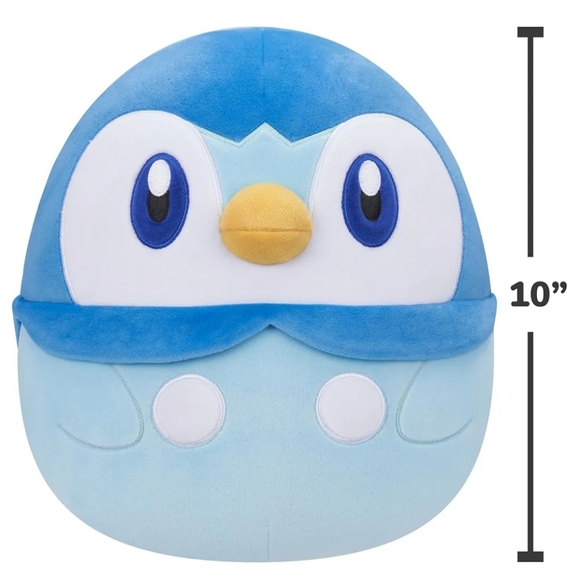 Original Squishmallows NWT 10in Pokemon Piplup The Penguin Plush Toy - Picture 3 of 8